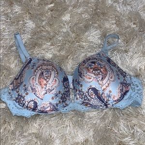 DREAM ANGELS push up bra with paisley design